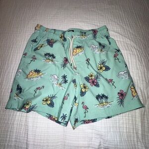 RSQ Tropical Print Swim Shorts
